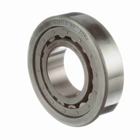Rollway Cylindrical Bearing - Caged Roller - Straight Bore - Unsealed, L-1311-U L-1311-U;ROL